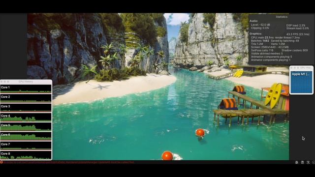 Run Unity for 20 Minutes on M1 MacBook Air смотреть онлайн