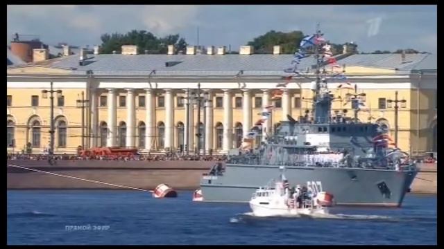 Диктор Борис Хасанов - Озвучивание военно-морского парада 2020 смотреть онлайн