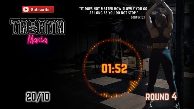 TABATA Song 4 Min Workout W/ Timer - NCS & TABATAMANIA