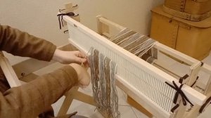 Станок с бердом "Ткачество": снование и начало работы