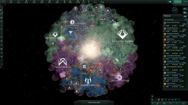 Stellaris Early Khan Timelapse