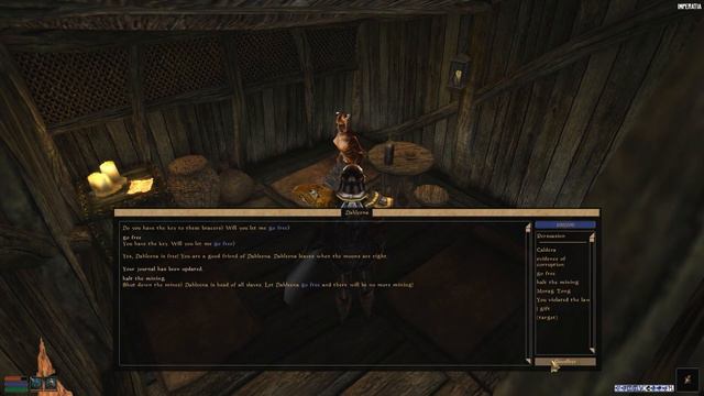 Shut the Mines Down - House Redoran Walkthrough (TES III Morrowind) смотреть онлайн