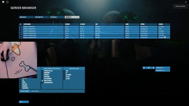 *NEW* CUSTOM SERVER BROWSER in ROBLOX PHANTOM FORCES... смотреть онлайн