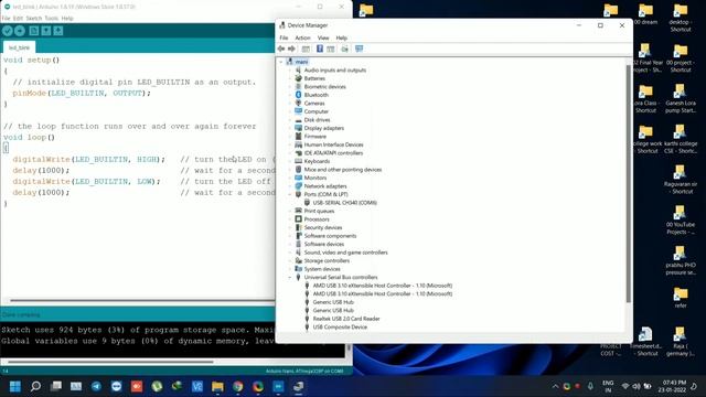 port not found | ARDUINO IDE | nodemcu | FTDI | ESP32 | tamil | manimarantech смотреть онлайн