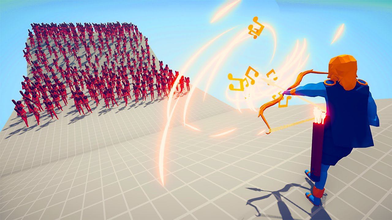 SUPER FAST ARCHERS vs 100x CLUBBERS - Totally Accurate Battle Simulator смотреть онлайн