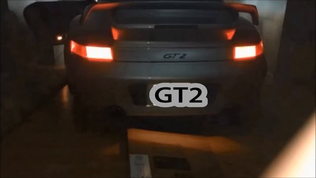 Porsche 996 GT2, catted straight pipes EPL tuned with 2-step rev смотреть онлайн