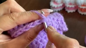 Оригинальная и несложная обвязка края крючком.