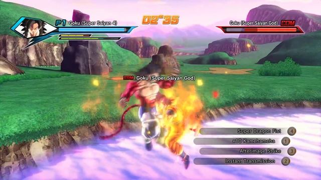 Super Saiyan 4 Gohan Vs. Super Saiyan God Goku - Dragonball Xenoverse Mod смотреть онлайн