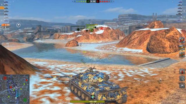 WZ-121 & TVP T50/51 & AT15A - World of Tanks Blitz смотреть онлайн
