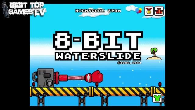 8-BIT WATERSLIDE - Android / iOS GamePlay Trailer смотреть онлайн