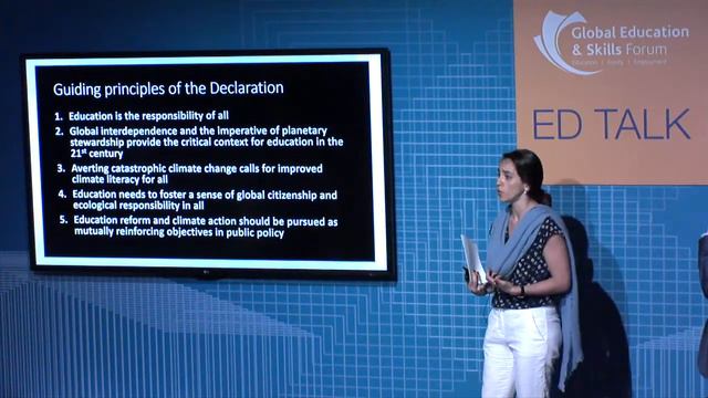 Ed Talk: Launch of the Dubai declaration - how do we educate children about climate change? смотреть онлайн
