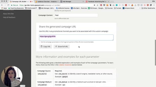 Creating a UTM URL to use within your FB Ad Campaigns смотреть онлайн