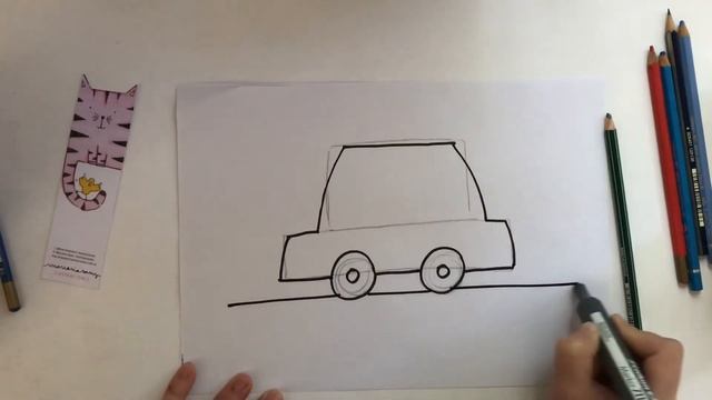 COMO DIBUJAR UN AUTO PASO A PASO смотреть онлайн