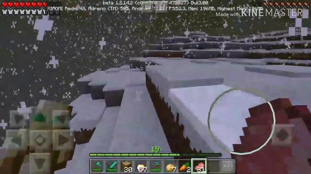 Майнкрафт/ Самое красивое погодное явление в Майнкрафт. Снег смотреть онлайн