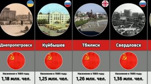 Крупнейшие города СССР по населению