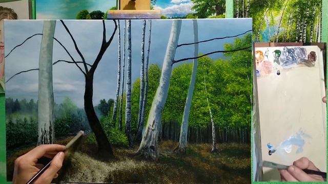 Туманный лес после грозы маслом все части.mp4 смотреть онлайн