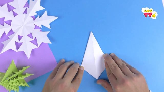 КАК СДЕЛАТЬ СНЕЖИНКУ из бумаги, ОРИГАМИ СНЕЖИНКА своими руками, БУМАЖНЫЕ СНЕЖИНКИ смотреть онлайн