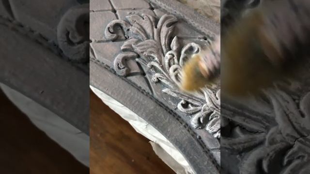 Переделка старой рамы для зеркала #Перекраска#переделкарамы#furnituremakeover