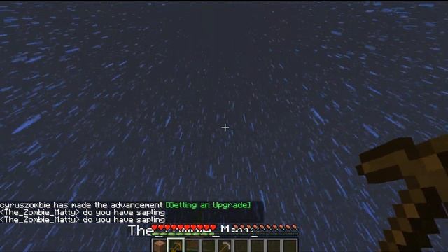 ONE BLOCK WIDE MINECRAFT / 2D MINECRAFT MAP WITH ZOMBIE MATTY