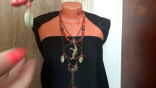 Барочный жемчуг, агаты и сердолик. смотреть онлайн