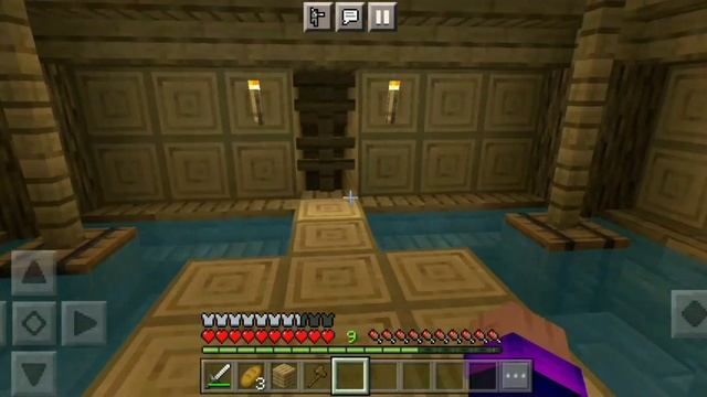 The Secret Room in White Terracotta House (Minecraft)