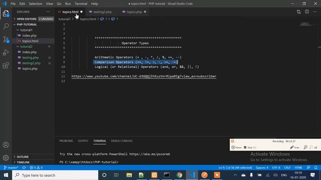 Operators in PHP in Hindi / Urdu (Logical, Arithmetic,Comparison) смотреть онлайн