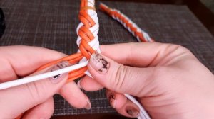 Плетёная ручка из 12 трубочек для корзин или сумок