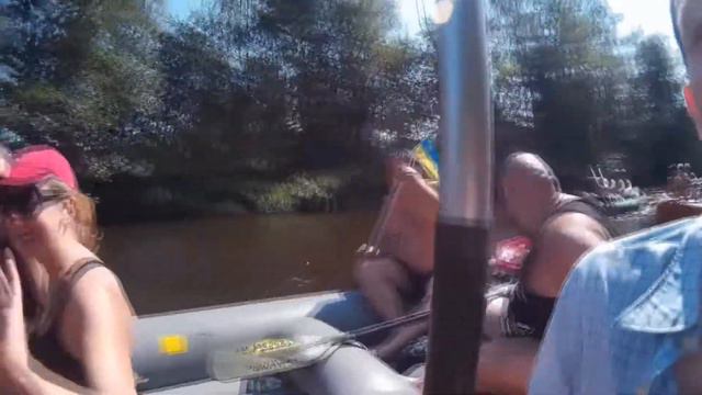 Сплав на реке Влтава. Rafting na Vltavě. смотреть онлайн