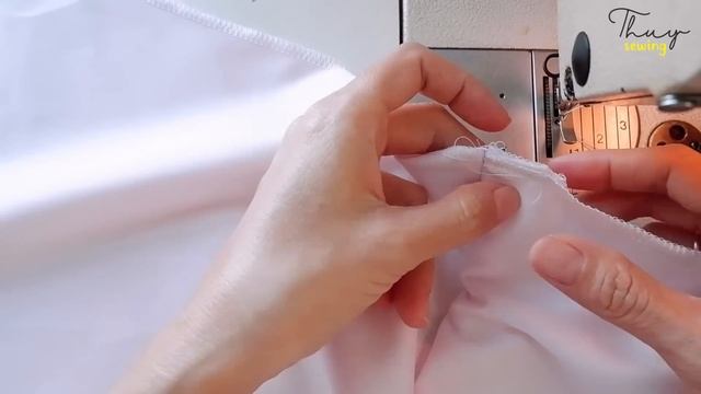 How To Sew Elastic Waist For Dress | Sewing Tips And Tricks | Thuy Sewing смотреть онлайн