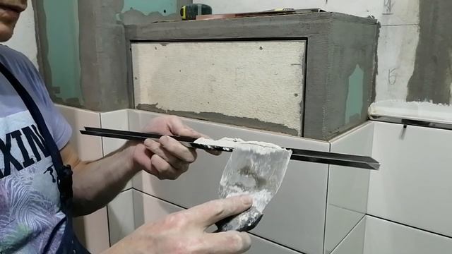 Металлический декор для плитки. Как поставить декор для плитки. смотреть онлайн