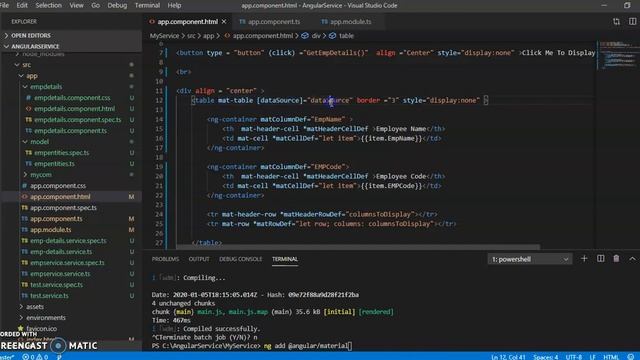 Mat Table in Angular Part 9 смотреть онлайн
