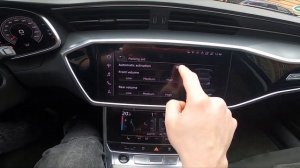 How to Manage Parking Aid in Audi A6 C8 ( 2018 - now ) | Manage Parking Assistant