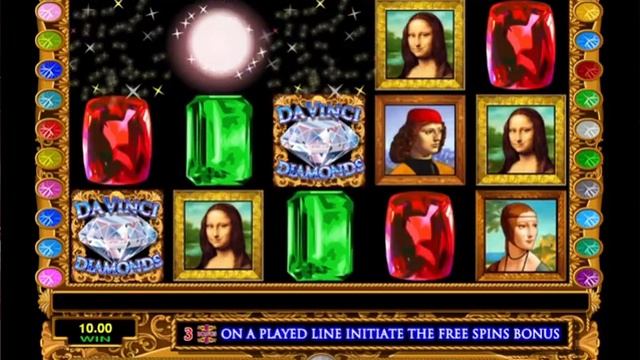 Da Vinci Diamonds online slot by IGT смотреть онлайн