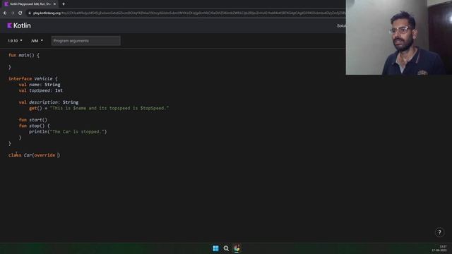 How to declare interface in Kotlin with an example. смотреть онлайн