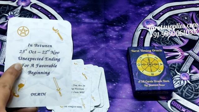 Unboxing Tarot Timing Oracle by Jasmeet Kaur|| How to Predict Time in Tarot|| Tarotsupplies.com смотреть онлайн