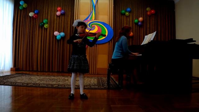 Береснева Диана (7 лет) - "Колыбельная" смотреть онлайн