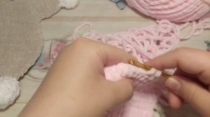 Плюшевый комфортер крючком. Часть 1-ая.