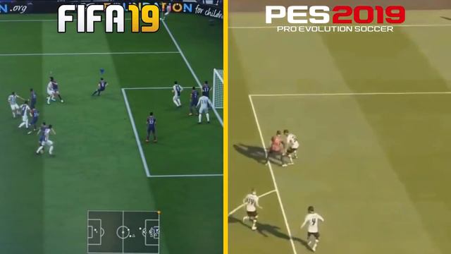 PES 2019 VS FIFA 19 GRAFİK KARŞILAŞTIRMASI (FIFA 19 VS PES 19 | Graphics Comparison