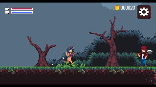 Miho the Furry Cat Girl and her adventures - Game Over - PC gameplay смотреть онлайн