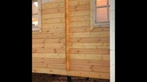 Дом из минибруса, этапы строительства