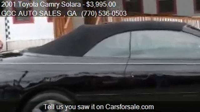 2001 Toyota Camry Solara SLE V6 For Sale In Gainesville, GA