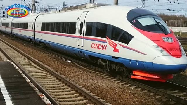 Городской транспорт и Железная дорога развивающее видео. Игрушки вагон Метро и поезда для детей смотреть онлайн