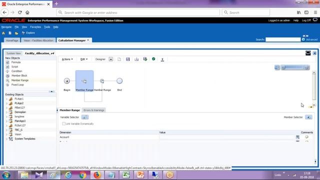Facility Allocation Rule | PBCS | Calculation Manager | Oracle Calculation Manager смотреть онлайн