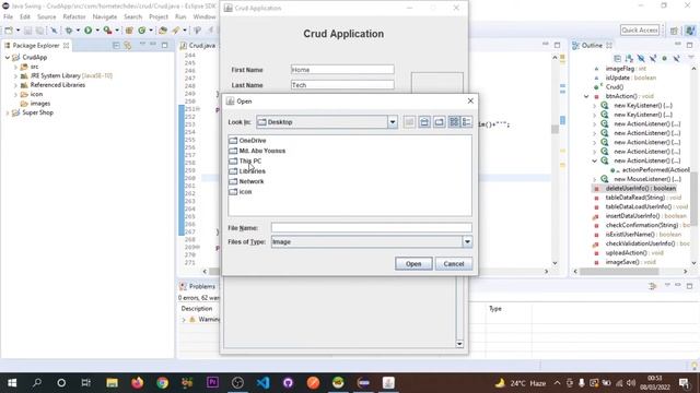 Crud Application with Java Swing Part 1 смотреть онлайн