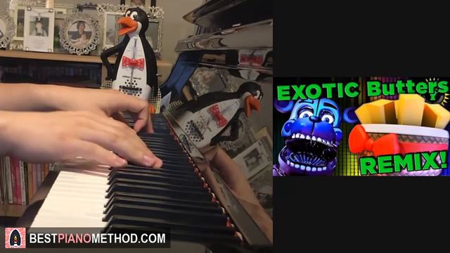 FNAF Sister Location - EXOTIC BUTTERS Margarine Remix - The Game Theorists (Piano Cover by Amosdoll смотреть онлайн