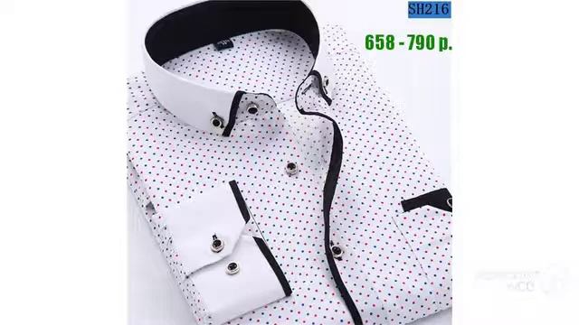 Мужская рубашка повседневная с AliExpress смотреть онлайн