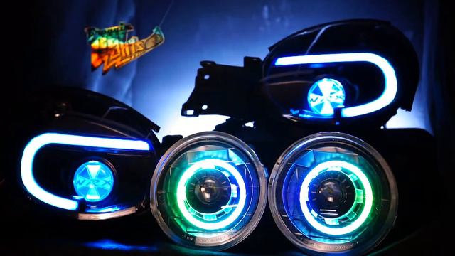 02-03 Subaru WRX Retrofit Headlights The Bug eye смотреть онлайн