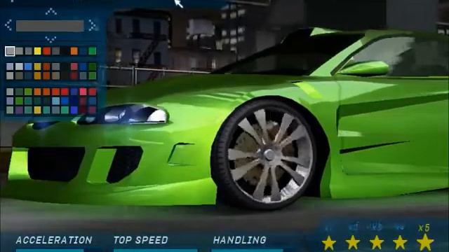 Need for Speed Underground - Mitsubishi Eclipse Tuning смотреть онлайн