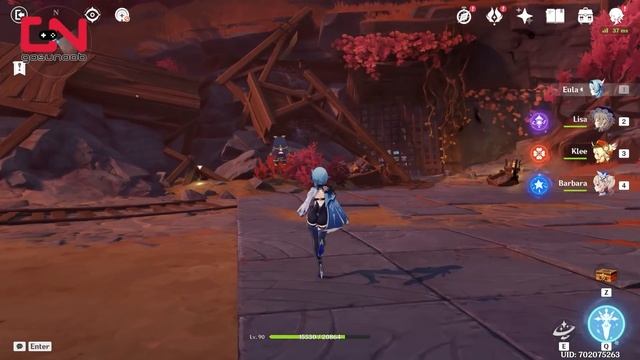 How to Complete End Of The Line Genshin Impact - Fantastic Compass Rotate Puzzle Domain смотреть онлайн