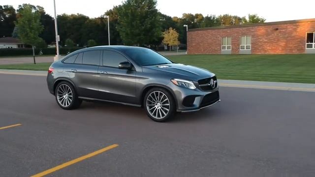 Mercedes Benz GLE 43 AMG Coupe drone flyover tour смотреть онлайн